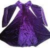 Adult Female Costumes to Hire - MEDIEVAL - purple velvet  - ADULT